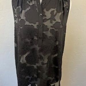 Cabi Clipart sleeveless blouse (Black)